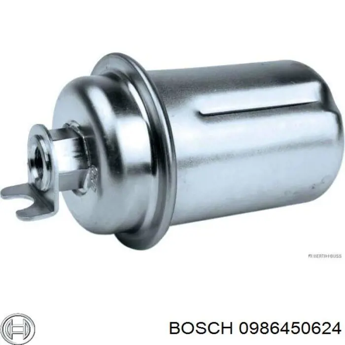 Фільтр тонкого очищення палива Bosch 0986450624 ціна, від 9.33 USD