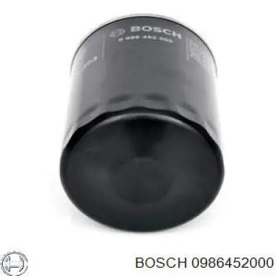 0986452000 Bosch фільтр масляний