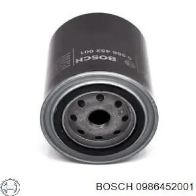 0986452001 Bosch фільтр масляний