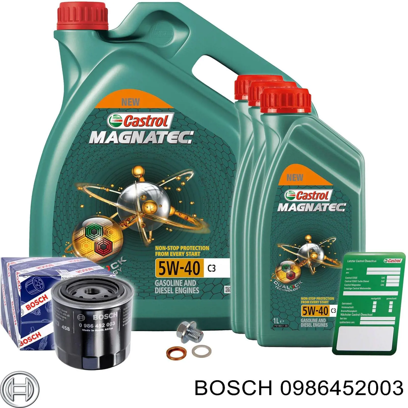 0986452003 Bosch Фільтр масла