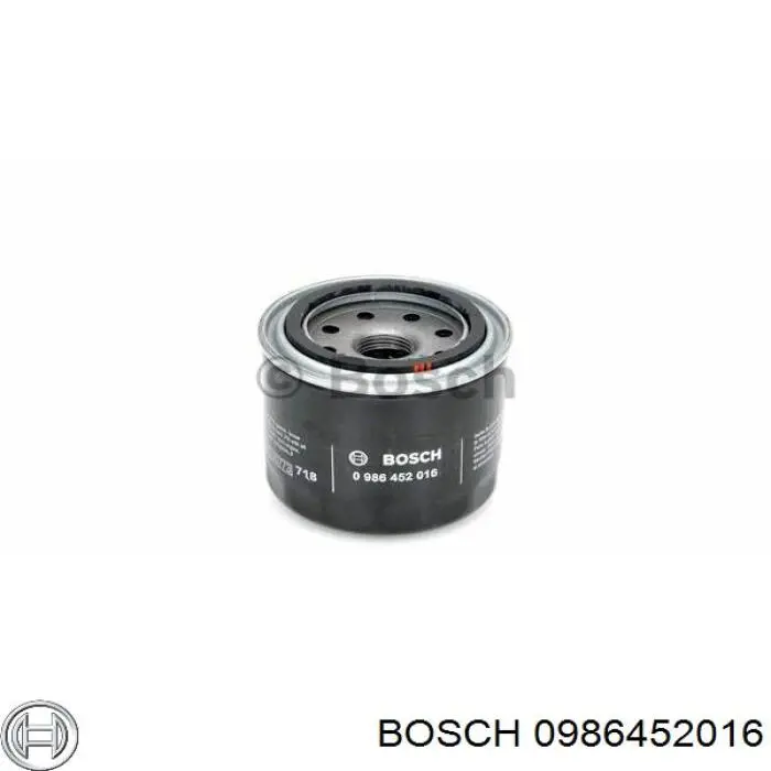 0986452016 Bosch фільтр масляний