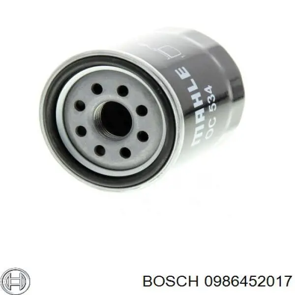 Фільтр масляний Bosch 0986452017