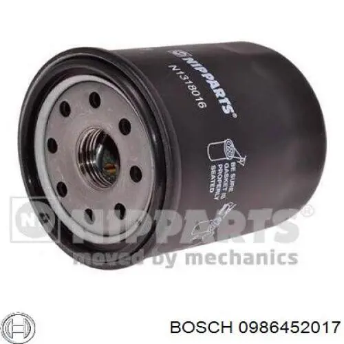 0986452017 Bosch Фільтр масла