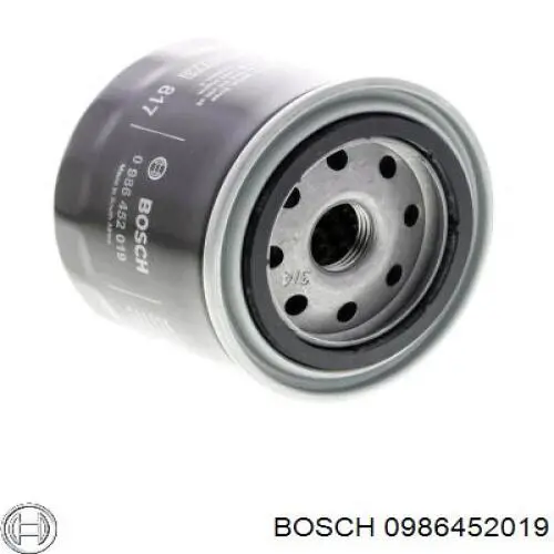 Фільтр масляний Bosch 0986452019
