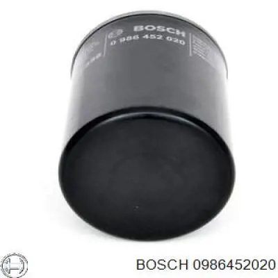 Фільтр масляний Bosch 0986452020