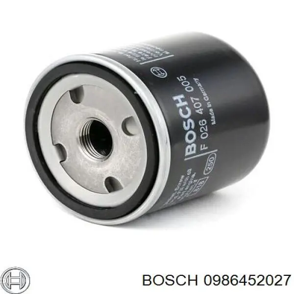0986452027 Bosch фільтр масляний
