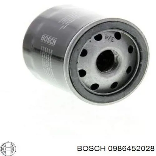 0986452028 Bosch фільтр масляний
