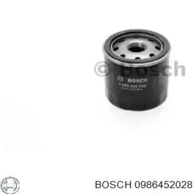 Масляний фільтр 0986452028 Bosch