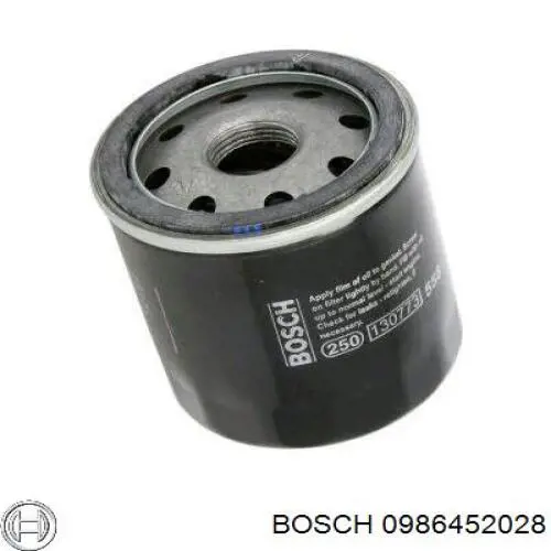Фільтр масляний Bosch 0986452028