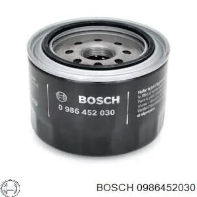 0986452030 Bosch фільтр масляний