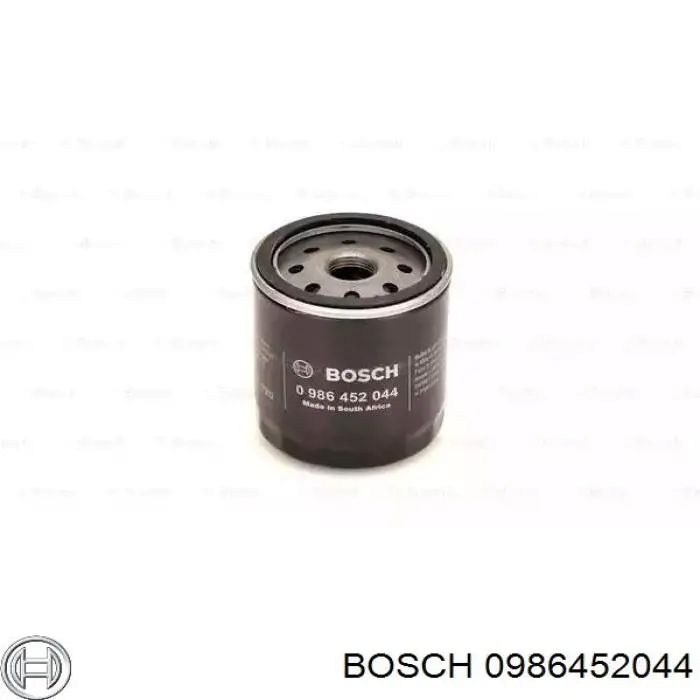 0986452044 Bosch фільтр масляний