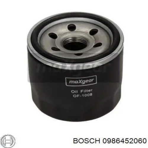 0986452060 Bosch фільтр масляний