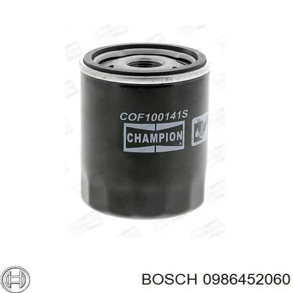 0986452060 Bosch Фільтр масла