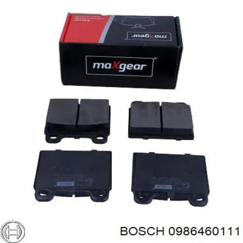 0986460111 Bosch Передні гальмівні колодки