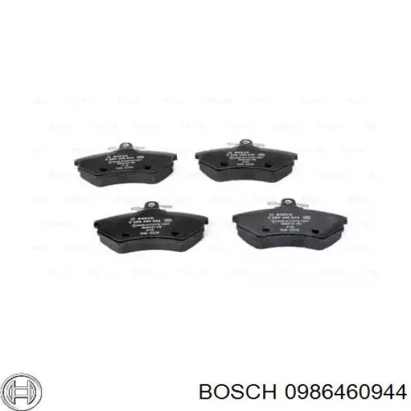 0986460944 Bosch колодки гальмівні передні, дискові