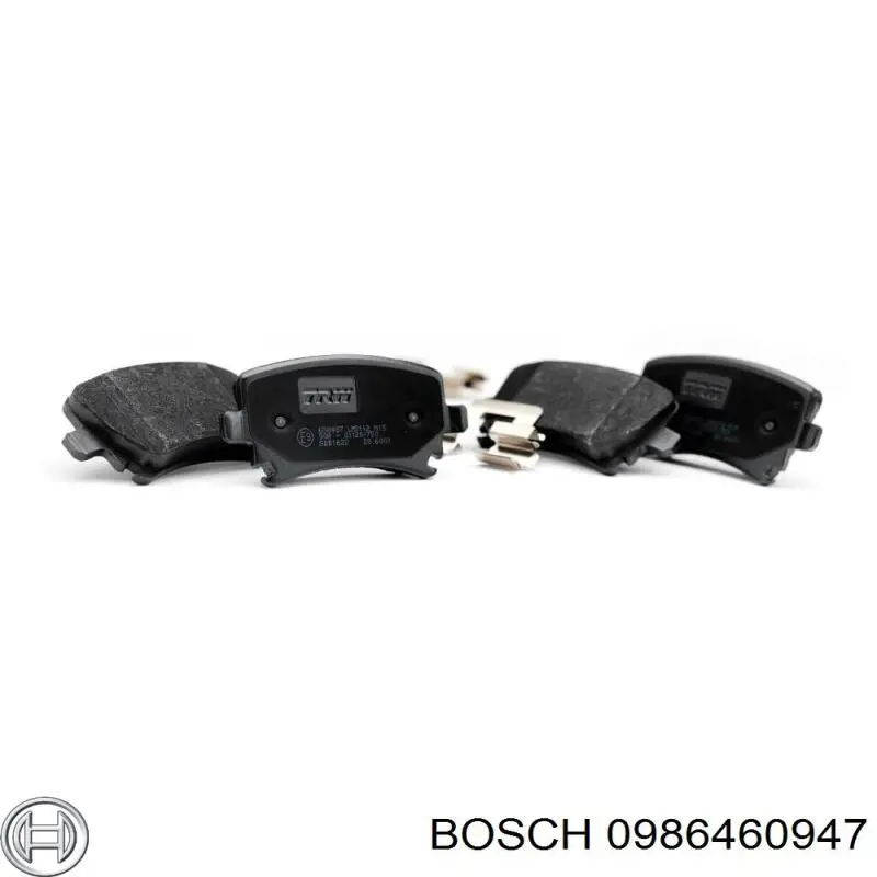 Передні тормозні колодки 0986460947 Bosch