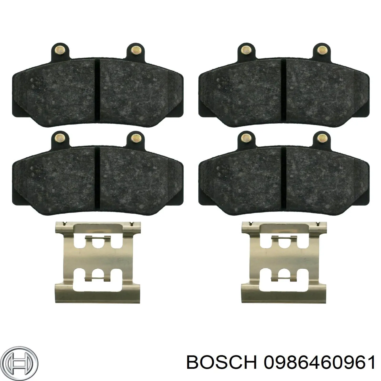 Передні тормозні колодки 0986460961 Bosch