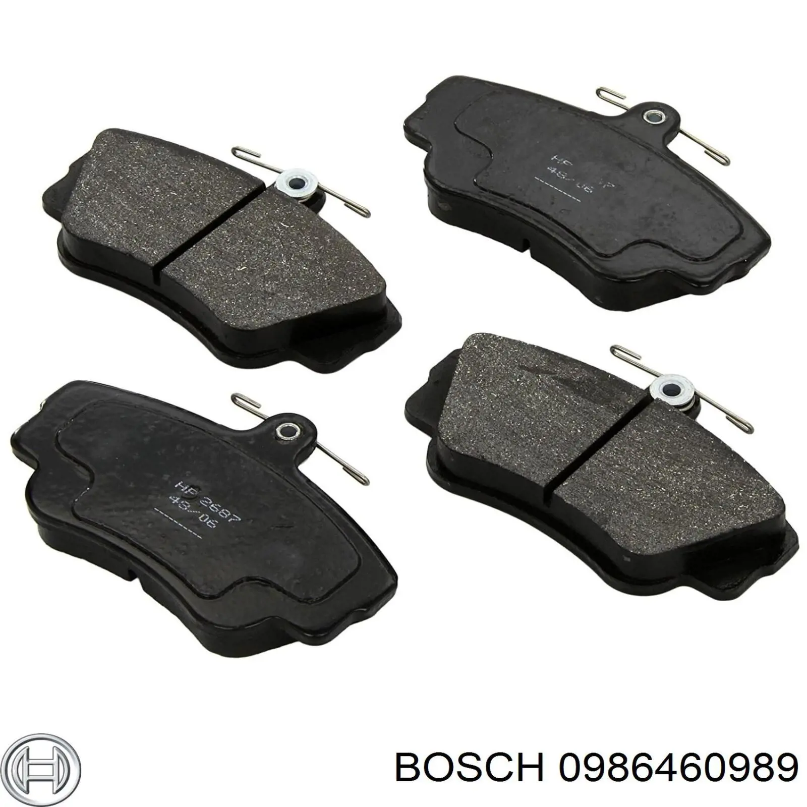 0986460989 Bosch колодки гальмівні передні, дискові