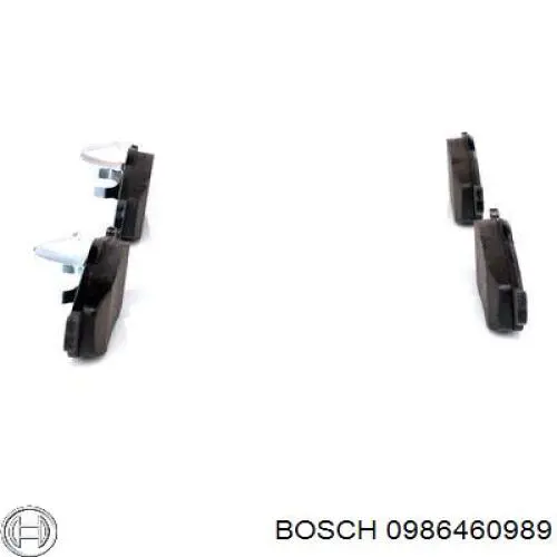 Передні тормозні колодки 0986460989 Bosch