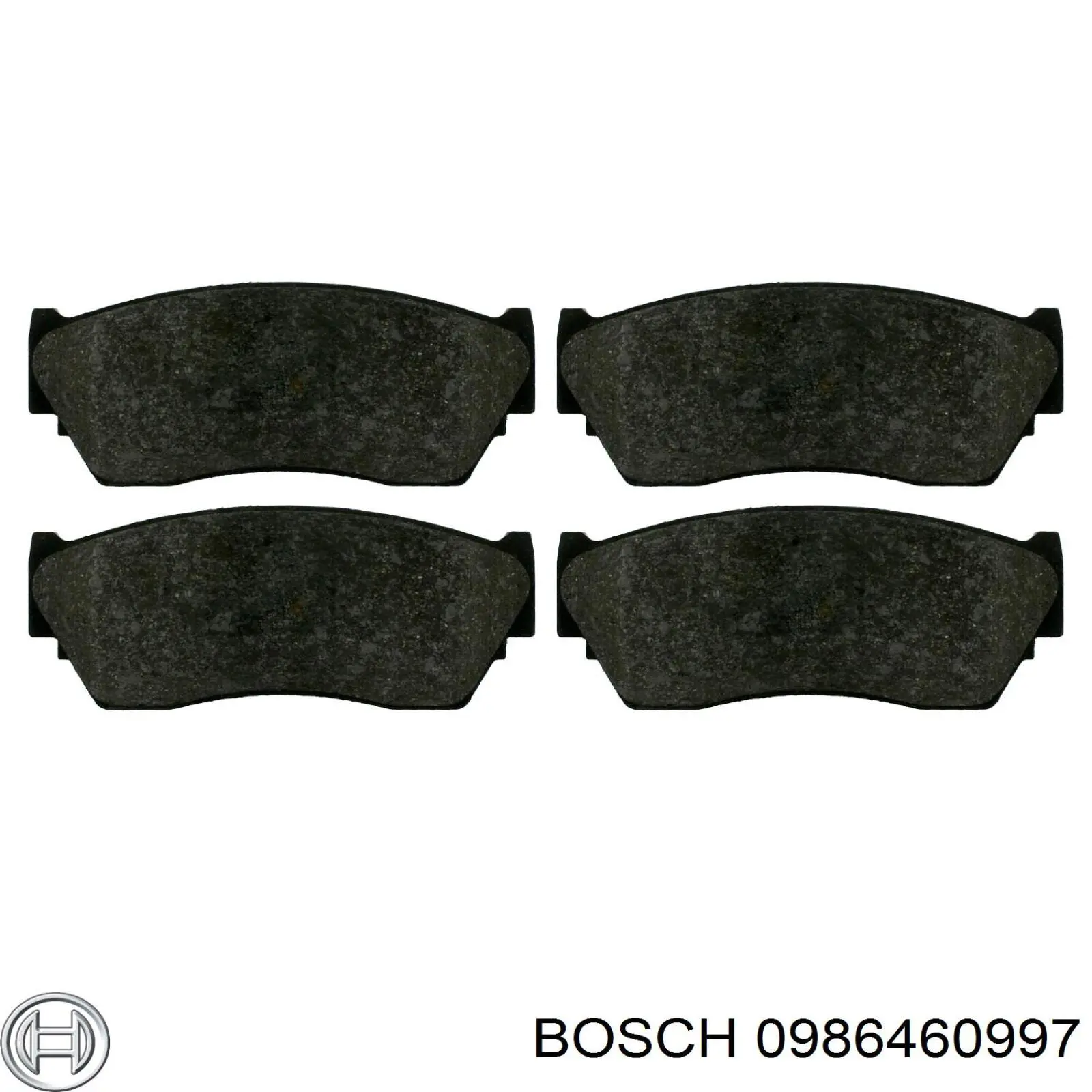 Передні тормозні колодки 0986460997 Bosch