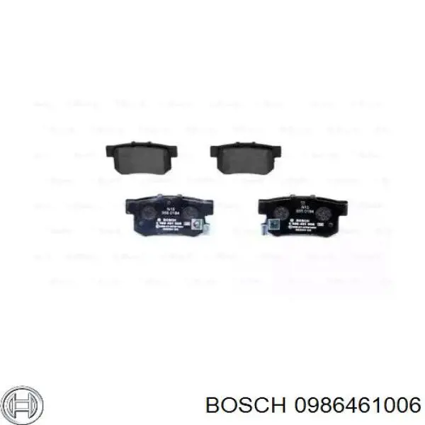 Задні гальмівні колодки Bosch 0986461006 ціна, від 15.92 USD