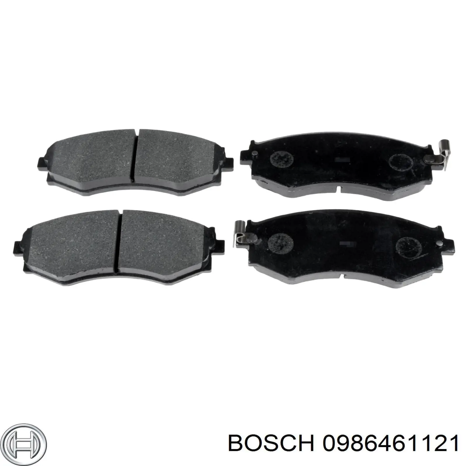 0986461121 Bosch колодки гальмівні передні, дискові