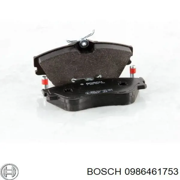 Передні тормозні колодки 0986461753 Bosch
