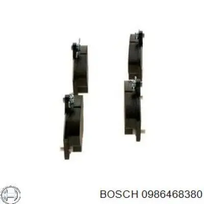 0986468380 Bosch колодки гальмівні передні, дискові