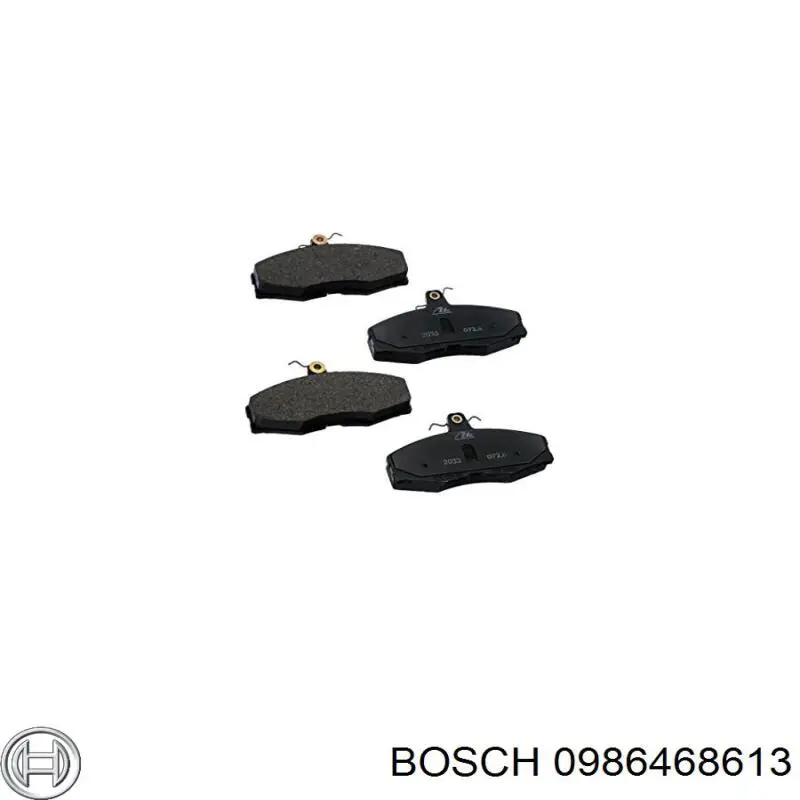Гальмівні колодки Bosch 0986468613 ціна, від 11.21 USD