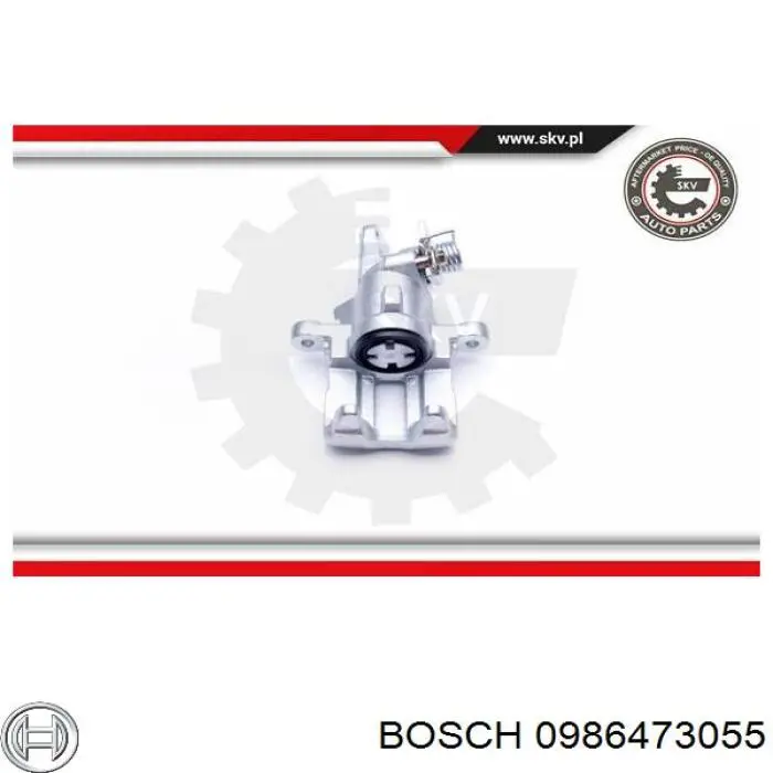 0986473055 Bosch Супорт гальмівний задній лівий