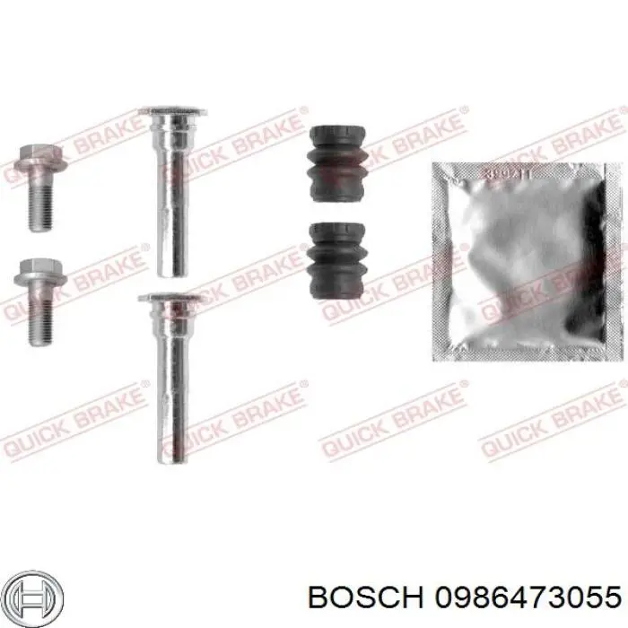 Купити 0986473055 Bosch Супорт задній лівий