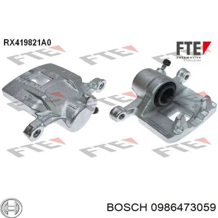 Супорт гальмівний задній лівий 0986473059 Bosch