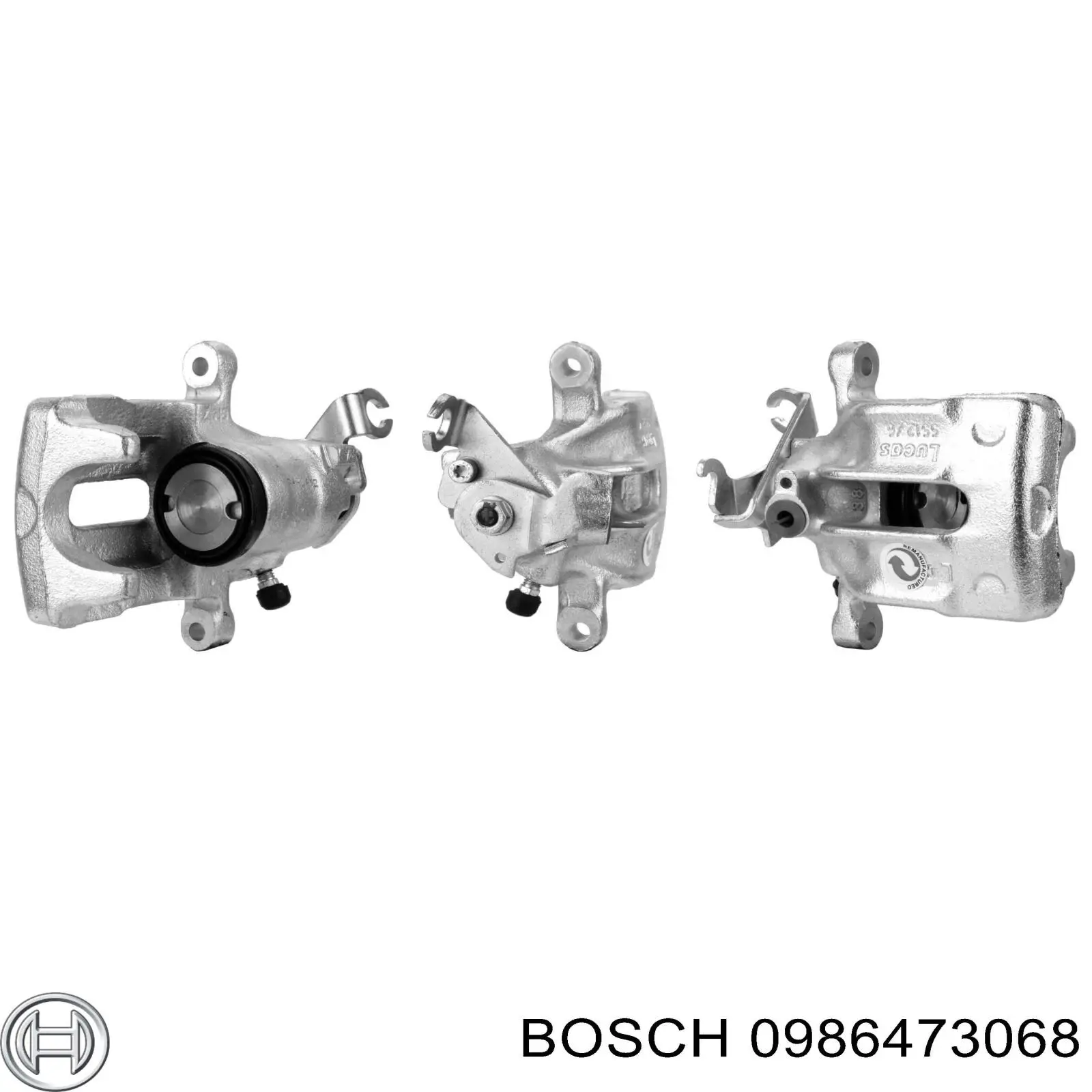 Супорт задній лівий 0986473068 Bosch