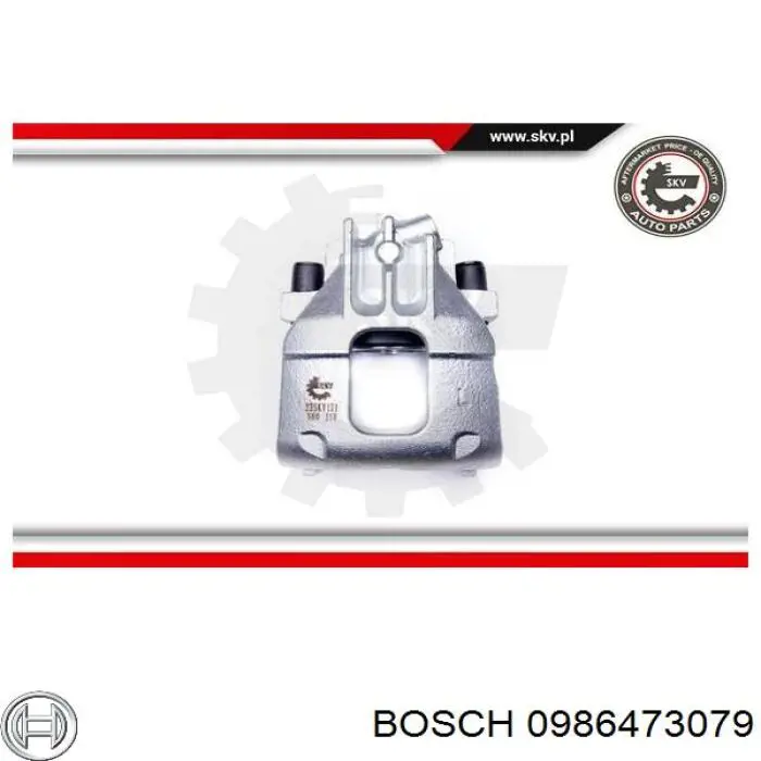 Супорт гальмівний передній лівий Bosch 0986473079 ціна, від 50.94 USD
