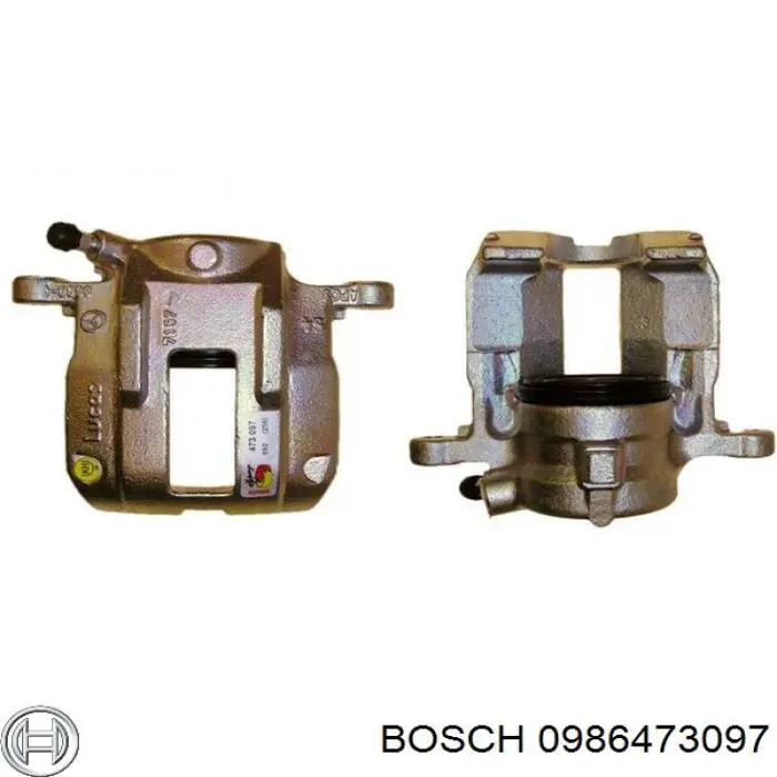 Супорт гальмівний передній лівий Bosch 0986473097 ціна, від 19.00 USD