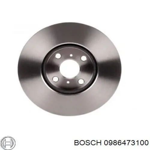 0986473100 Bosch Супорт гальмівний, передній, лівий