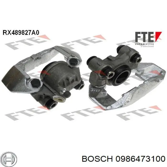 Супорт гальмівний передній лівий Bosch 0986473100 ціна, від 52.60 USD