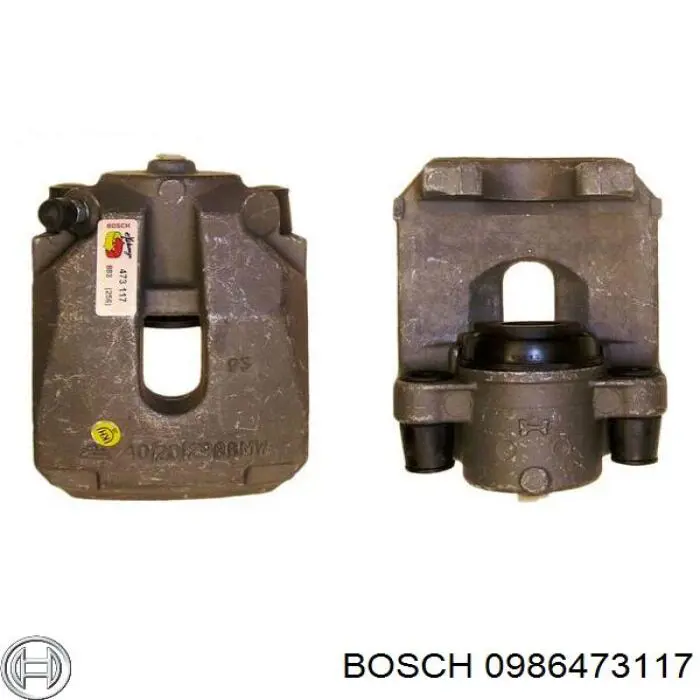 0986473117 Bosch супорт гальмівний задній лівий