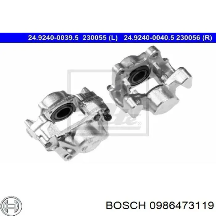 Супорт задній лівий 90509203 Opel