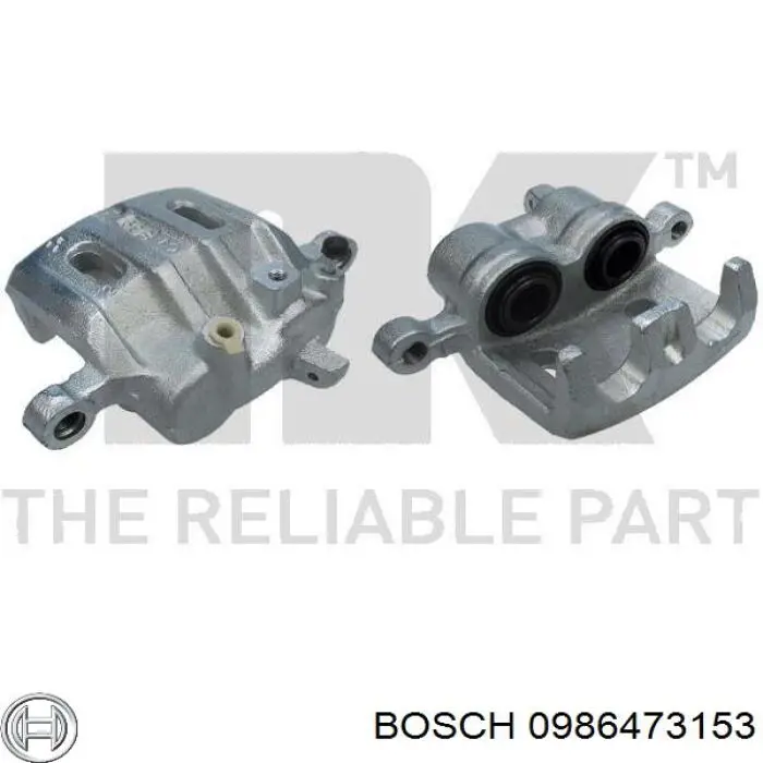 Купити 0986473153 Bosch Супорт гальмівний передній лівий