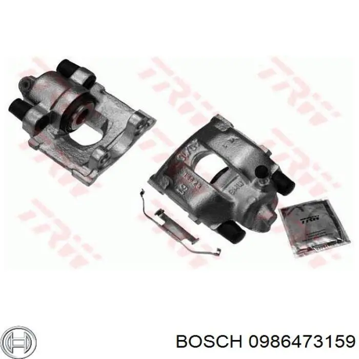 0986473159 Bosch супорт гальмівний задній лівий
