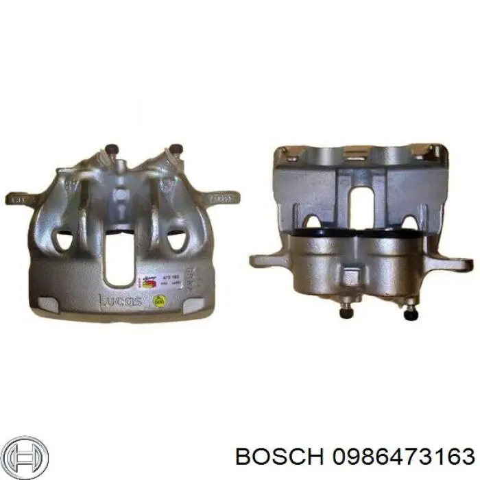 Супорт гальмівний передній лівий 0986473163 Bosch