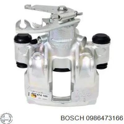 0986473166 Bosch супорт гальмівний задній лівий