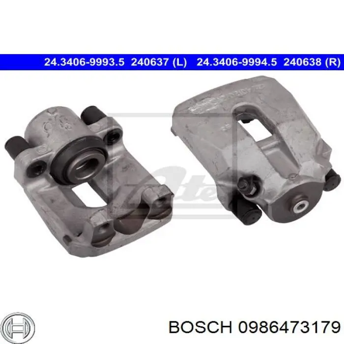 Супорт тормзной Ford 92VB2B121BA