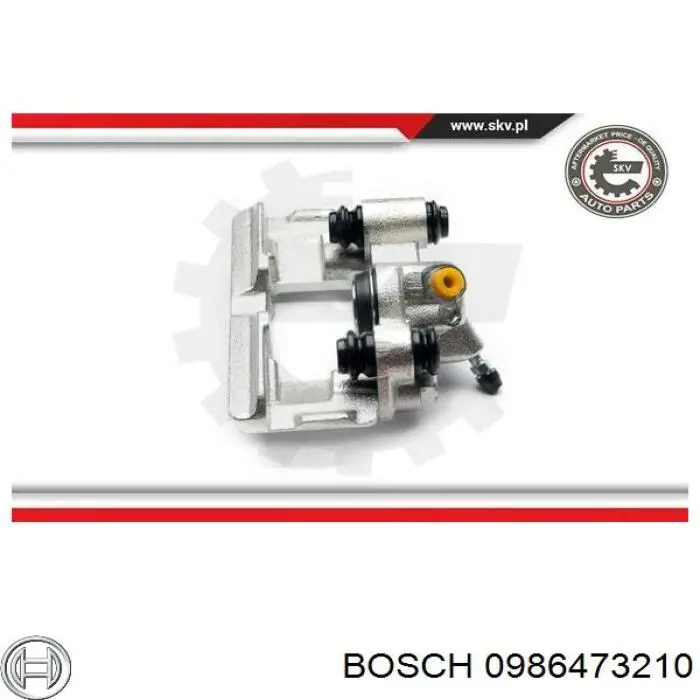 Супорт гальмівний задній лівий Bosch 0986473210 ціна, від 98.75 USD