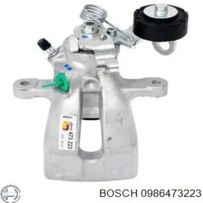 0986473223 Bosch супорт гальмівний задній лівий