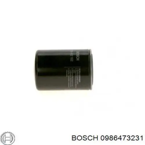 0986473231 Bosch Супорт гальмівний, передній, лівий