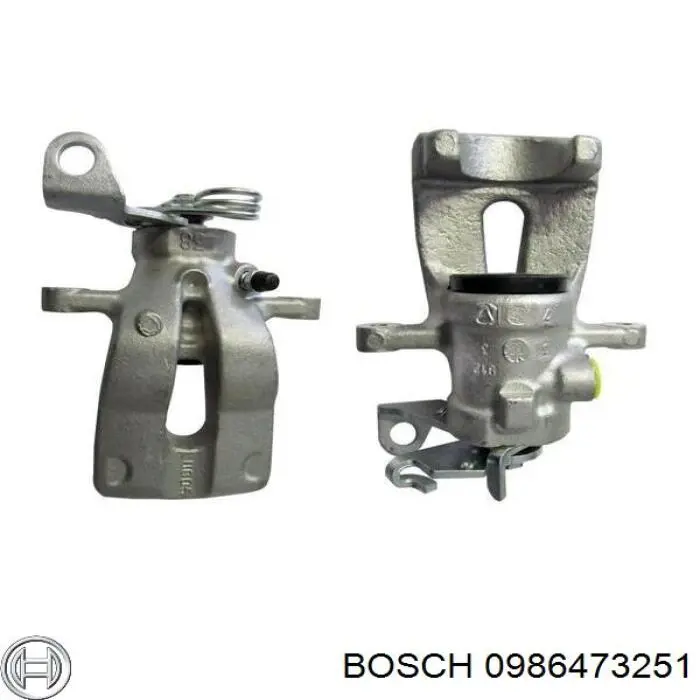 Супорт гальмівний задній лівий 0986473251 Bosch