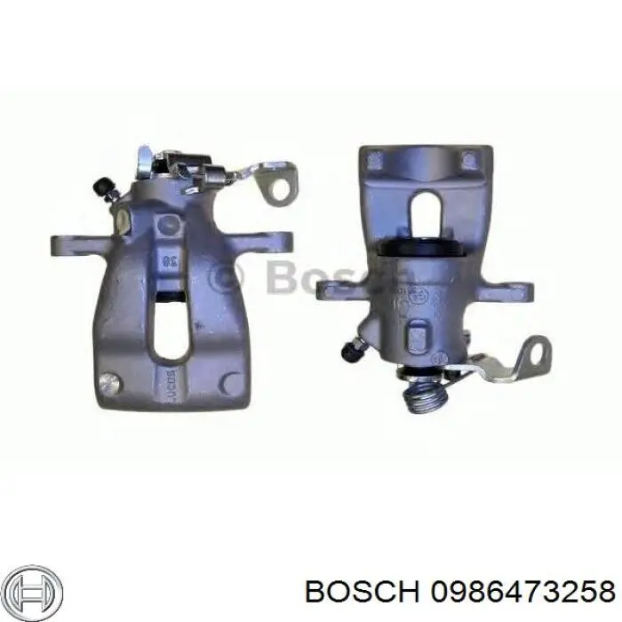 0986473258 Bosch супорт гальмівний задній лівий