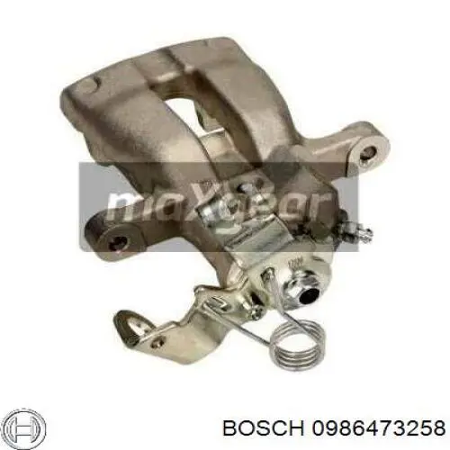 Супорт задній лівий 0986473258 Bosch